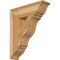 Ekena Millwork Funston Traditional Rough Sawn Bracket, Western Red Cedar, 6"W x 22"D x 26"H BKT06X22X26FST01RWR - alternate 1